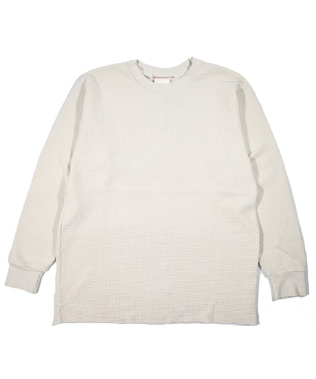 MOOJI MOOJI US Waffle Thermal Shirt Natural