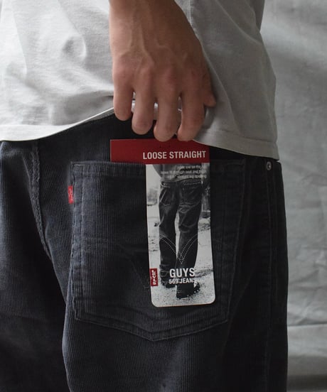 Deadstock Levi’s 569 Corduroy Pants Charcoal