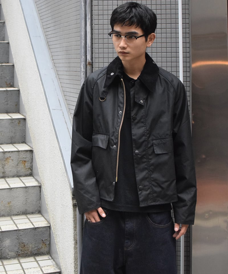 Barbour Spey Wax Jacket Black | COUNTER