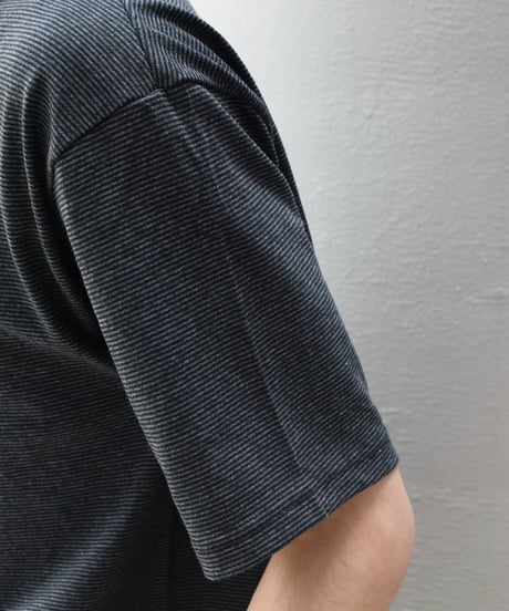 Cal Cru Micro Stripe T-Shirt Black