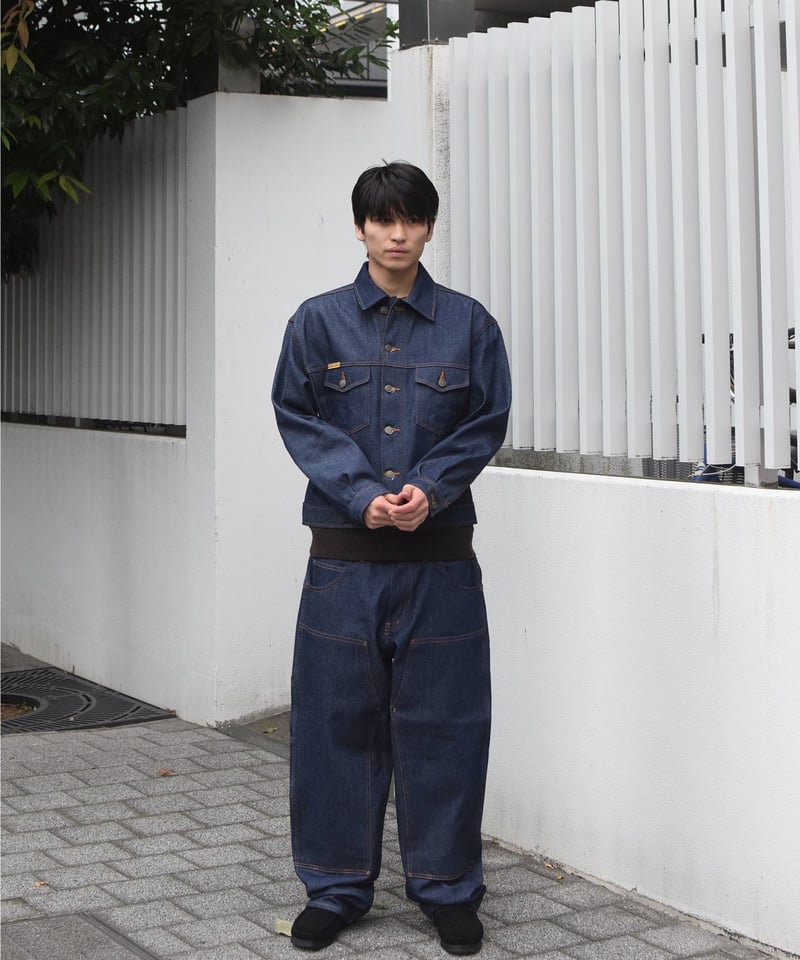 Prison Blues Denim Western Jacket Rigid Blue |