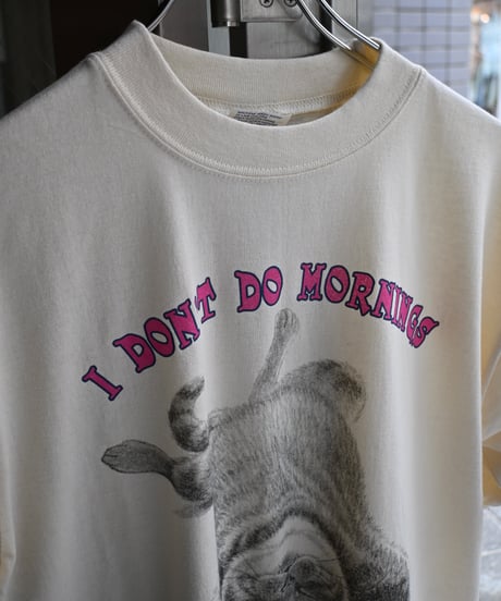 I don't do morning T-Shirt Made in USA -5