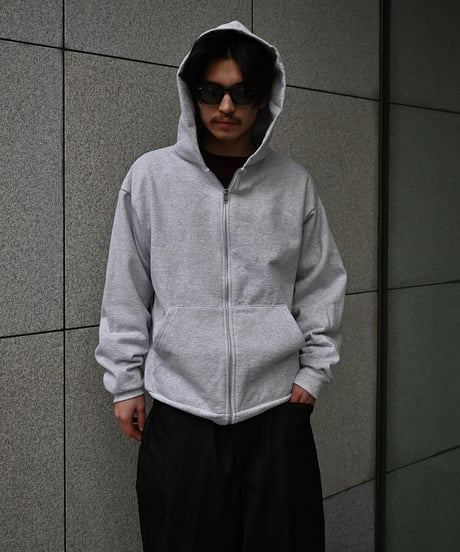 Los Angeles Apparel 14oz Sweat Zip Hoodie Ash