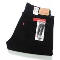Deadstock Levi's 569 Corduroy Pants Black