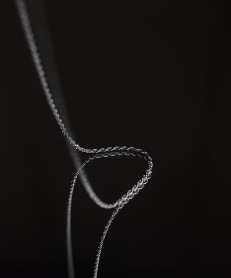 Italian Silver Necklace Screw