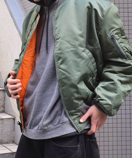 Deadstock GREENBRIER MA-1 Flight Jacket Olive EMAR Zip