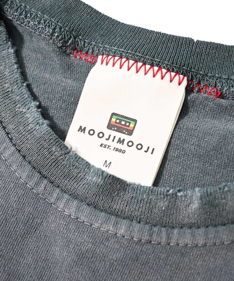 MOOJI MOOJI US Single Stitched T-Shirt Sun Fade Enamel Green