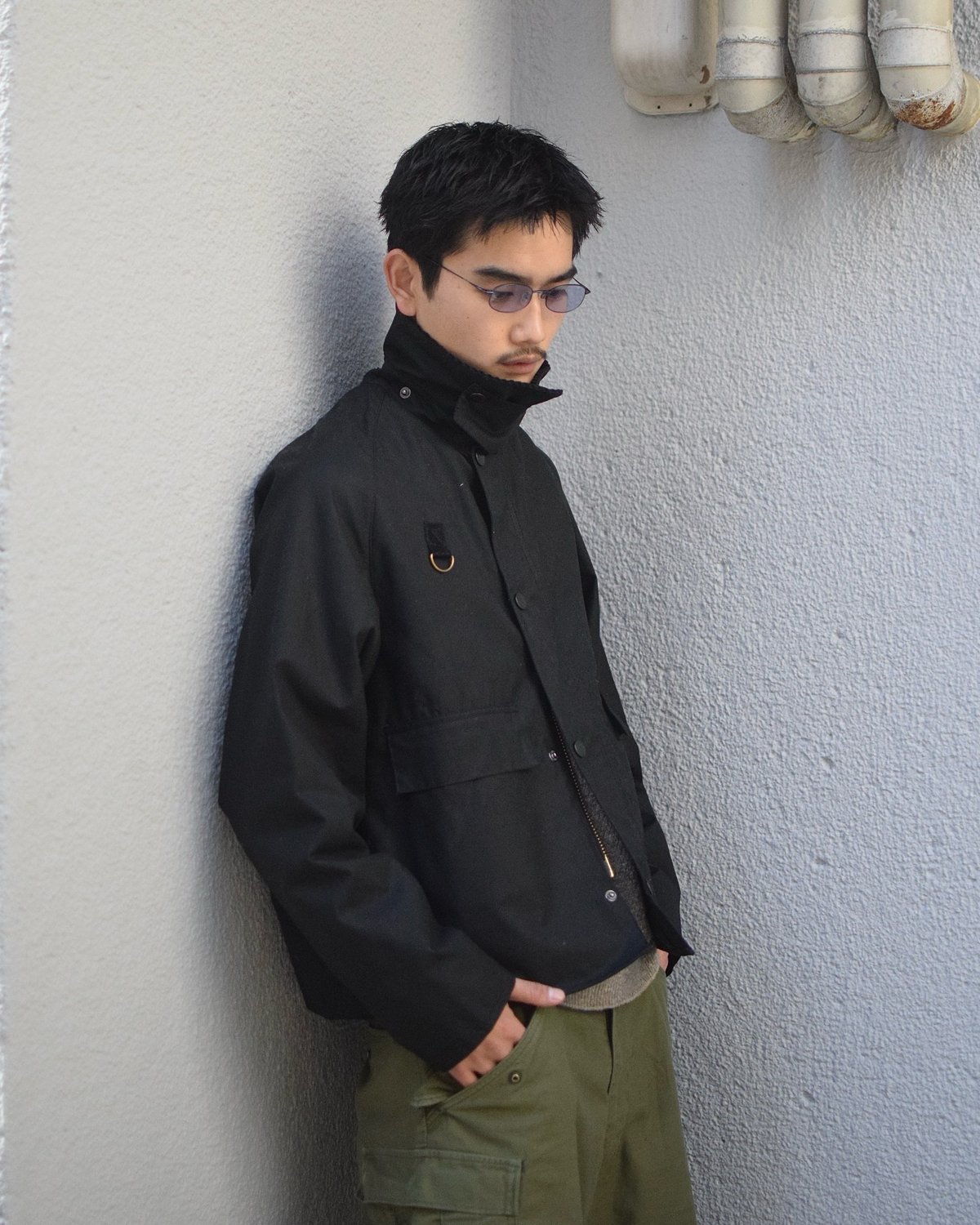 Barbour Spey Wax Jacket Black | COUNTER