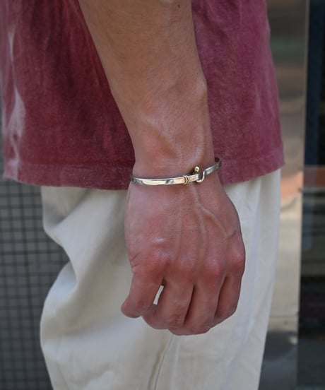 90's Tiffany Hook & Eye Bracelet 18K/Silver