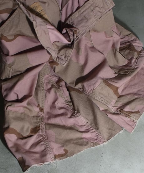 Remake 3C Desert Camo Combat Jorts Quartz Pink