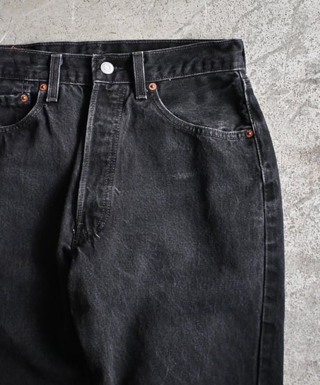 90's Used Levi's 501 Denim Pants Black Made in USA -1