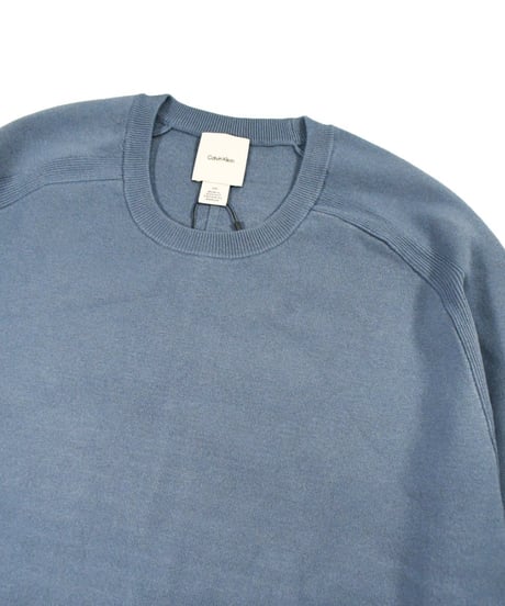 Calvin Klein Tech Knit Crew Neck Sweater Blue