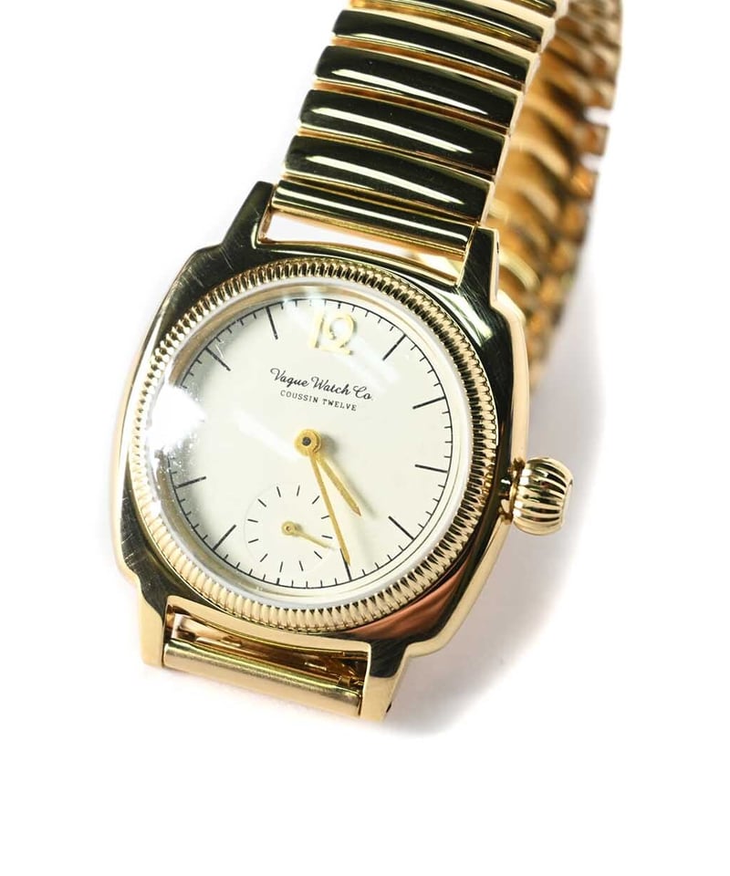 時計 VAGUE WATCH CO. Coussin 12 Extension VAGUE WATCH CO. Coussin 12 Extension Gold | COU