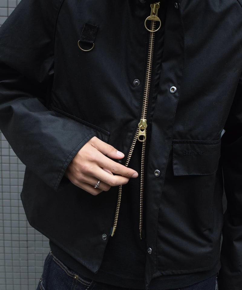 Barbour Spey Wax Jacket Black | COUNTER
