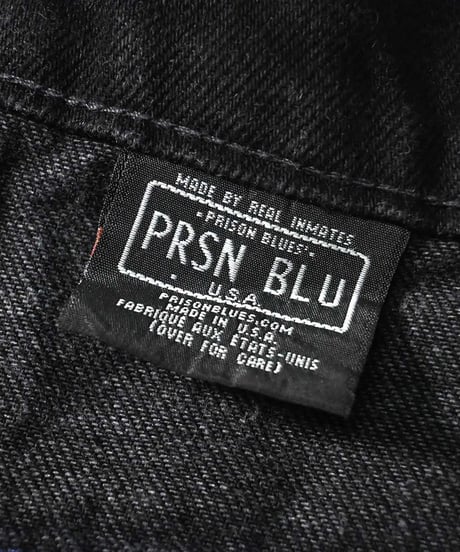 Prison Blues Double Knee Denim Work Jeans Fade Black