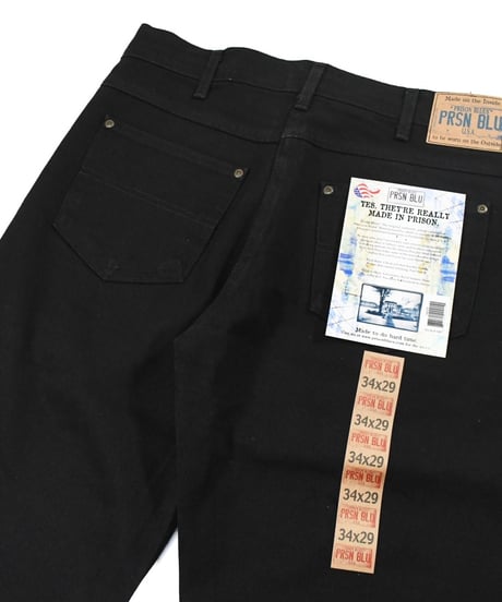 Prison Blues  Relaxed Fit Jeans Black