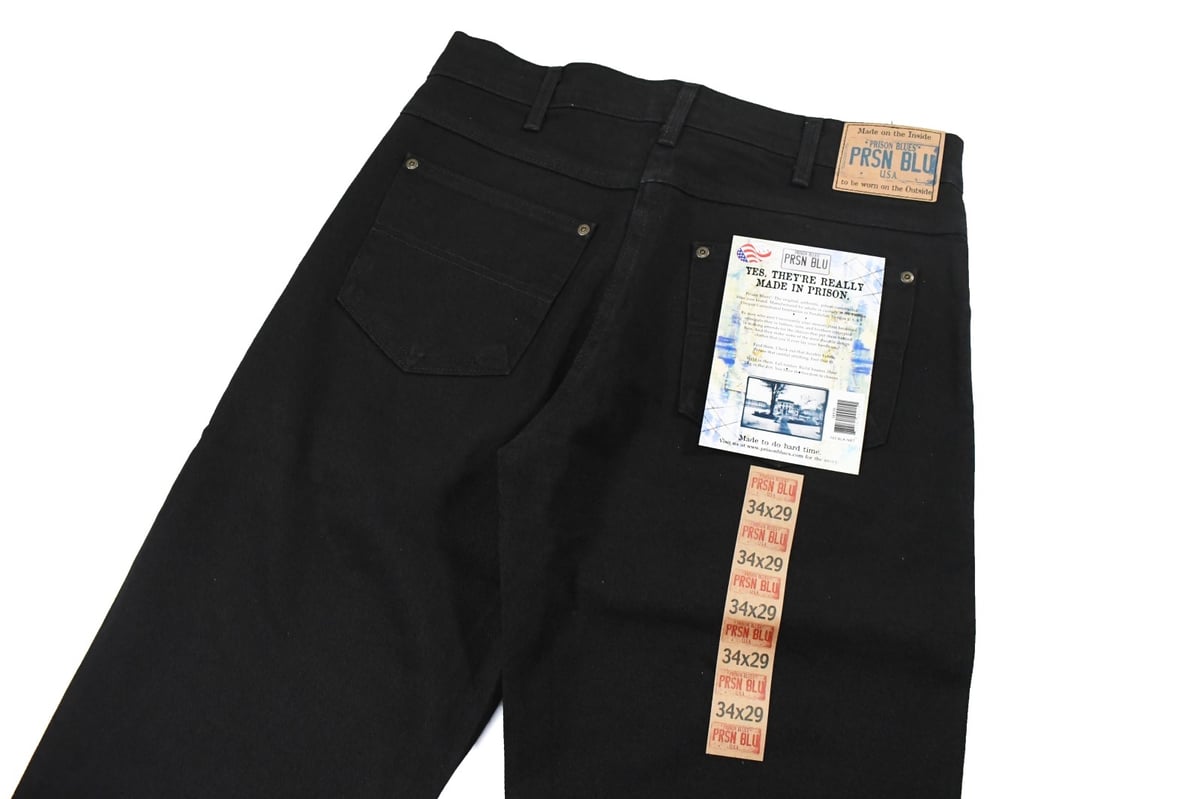 Prison Blues Relaxed Fit Jeans Black | COUNTER