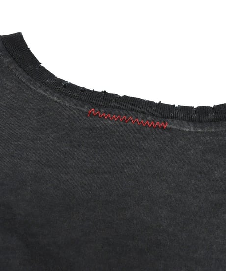 MOOJI MOOJI US Single Stitched T-Shirt Sun Fade Black