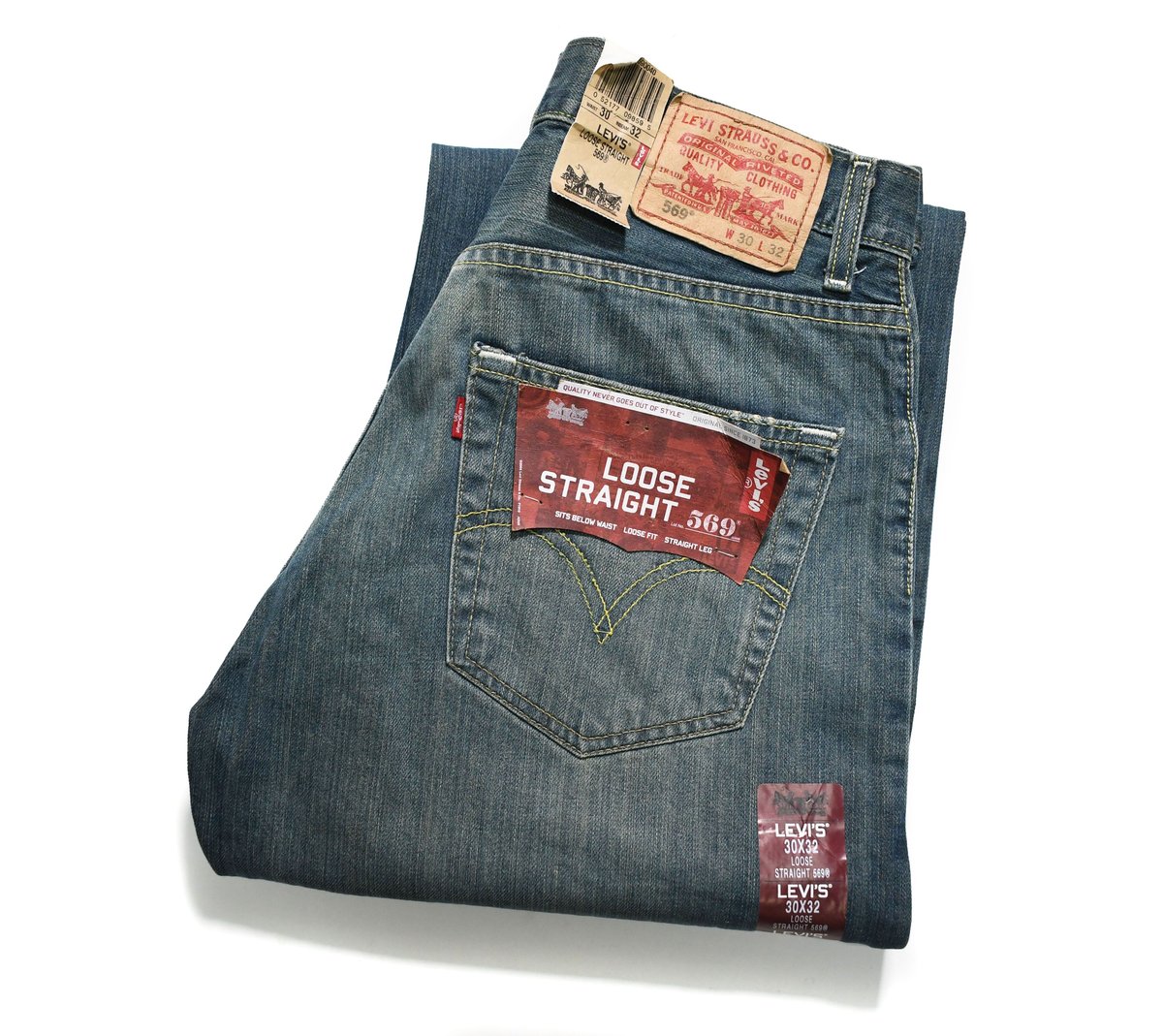 Deadstock Levi's 569 Denim Pants #0040 | COUNTER Deadstock Levi's 569 Denim Pants #0040 | COUNTER