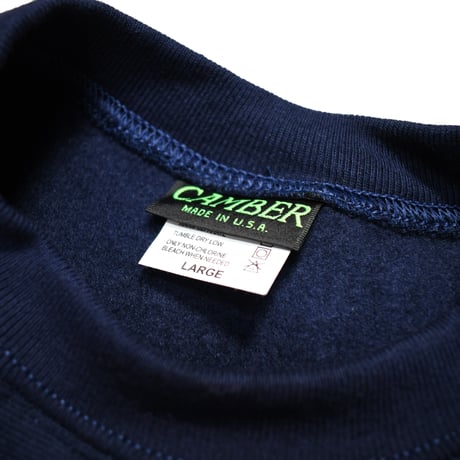 Camber #234 Cross-Knit Heavyweight Sweat Shirt Navy