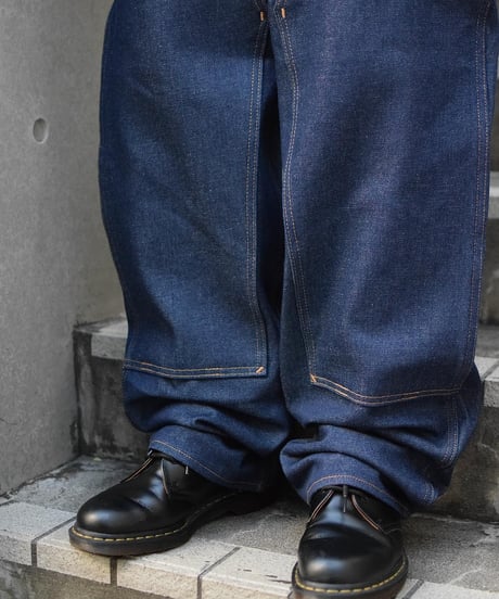 Prison Blues Double Knee Work Jean Rigid