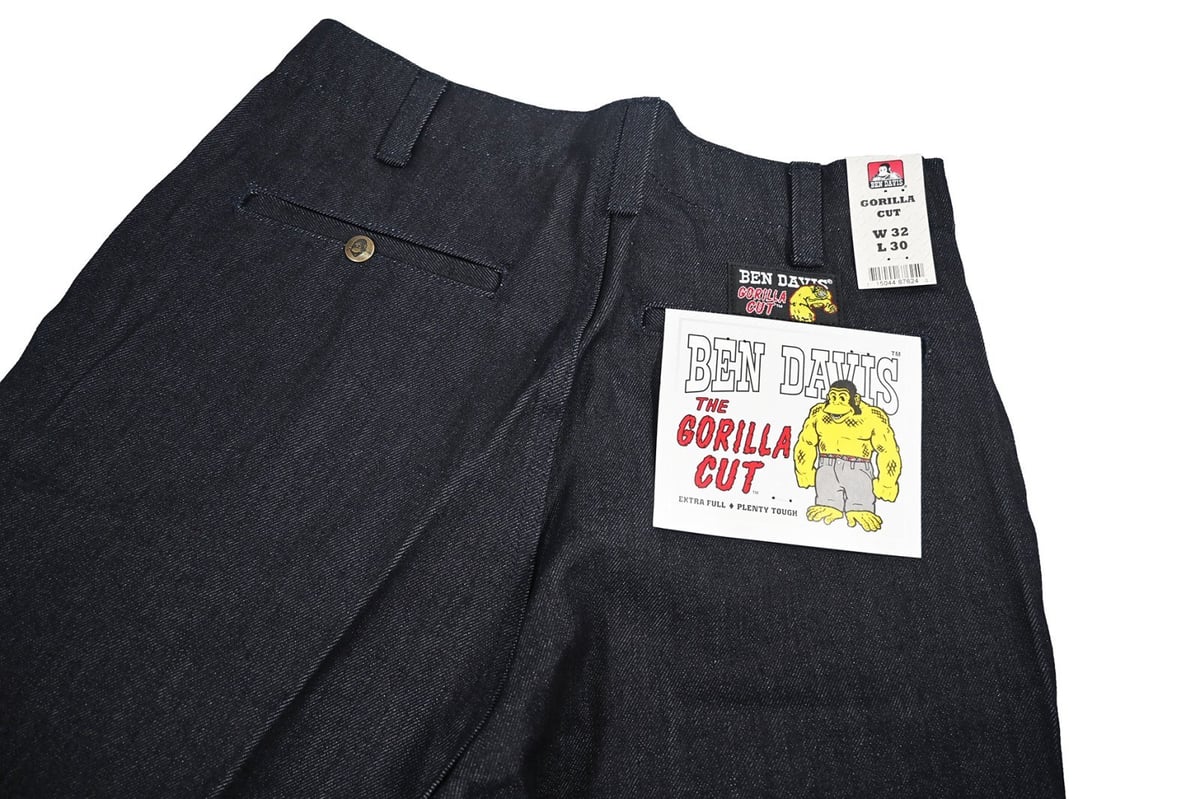新品USA Ben Davis Gorilla Indigo Denim USA GORILLA CUT Indigo Denim – ベンデイビス公式通販サイト