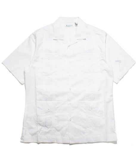Cubavera Short Sleeve Guayabera Shirt White