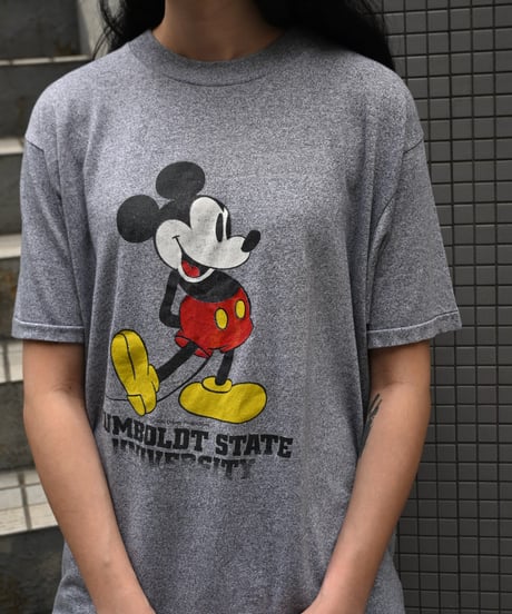 Disney Mickey Print T-Shirt Made in USA -5