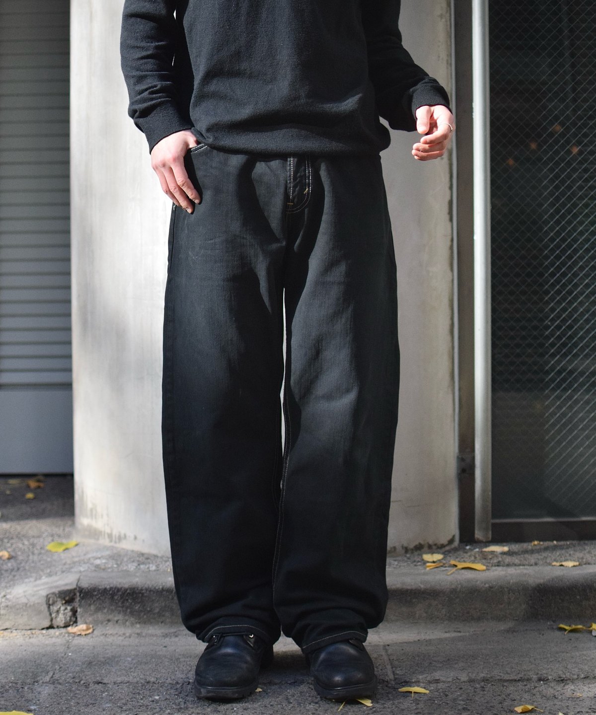 Deadstock Levi's 569 Denim Pants Black Over Dye Deadstock Levi's 569 Denim Pants Black Over Dye