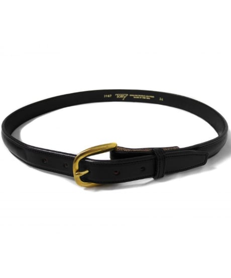 Tory Leather Round Raised Belt 2167 Black