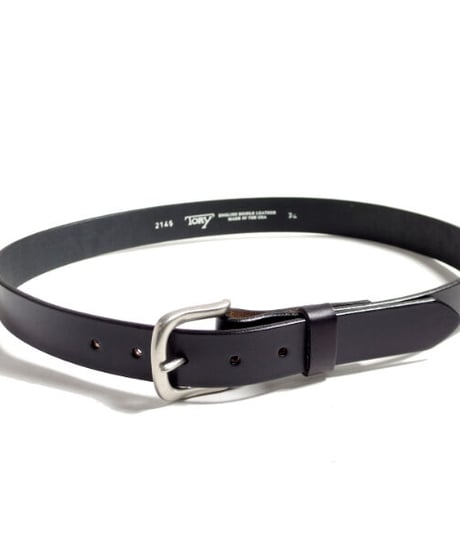 Tory Leather Plain Strap Belt 2145 Black