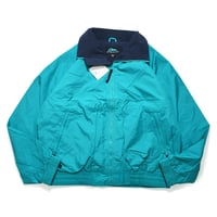 Deadstock Tri Mountain Volunteer Shelled Fleece jacket Jade/Navy