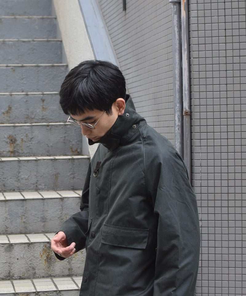 Barbour Spey Wax Jacket Sage | COUNTER