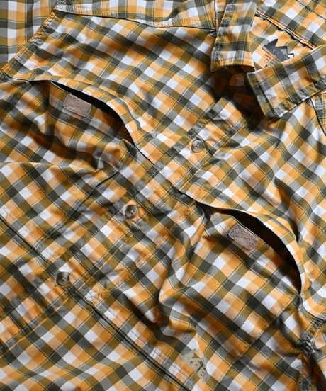 Used REI S/S Sun Mesh Plaid Shirt -7