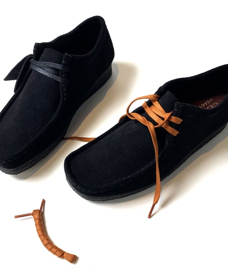 Clarks Wallabee Black Suede