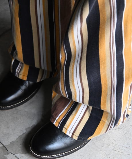 60s Levi's For Gals Stripe Flare Pants-10