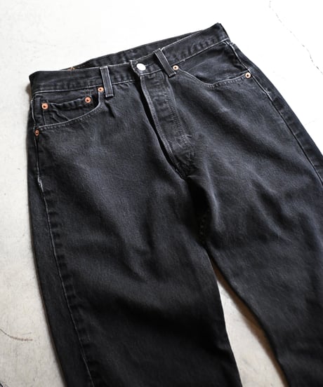 90's Used Levi's 501 Denim Pants Black Made in USA -3