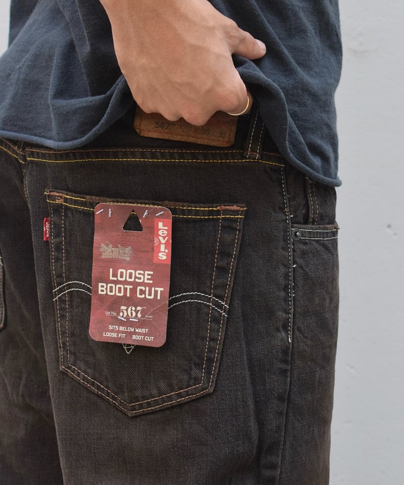 Deadstock Levi's 567 Denim Pants Loose Boot Cut