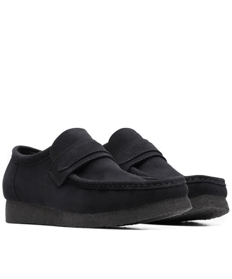 Clarks Wallabee Loafer Black Suede