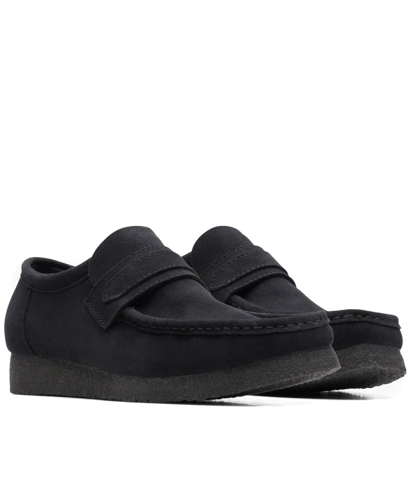 【値下げ】CLARKS 黒 スエード ローファー　箱有り Clarks Originals クラークス ローファー CLARKS ORIGINALS