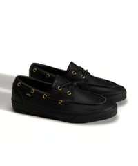 VANS 2-Eyelet Boat Shoe Leather Black