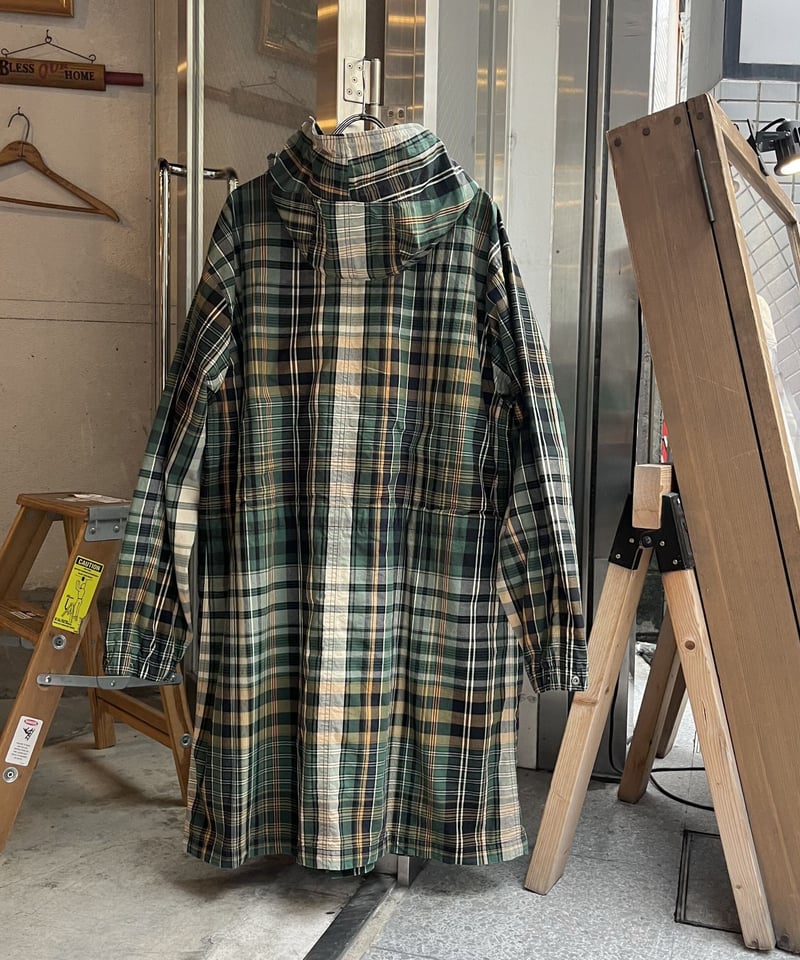 SUNSEA REVERSIBLE 飲み込み CHECK JEDI COAT