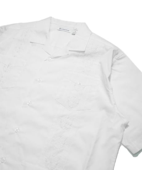 Cubavera Short Sleeve Guayabera Shirt White