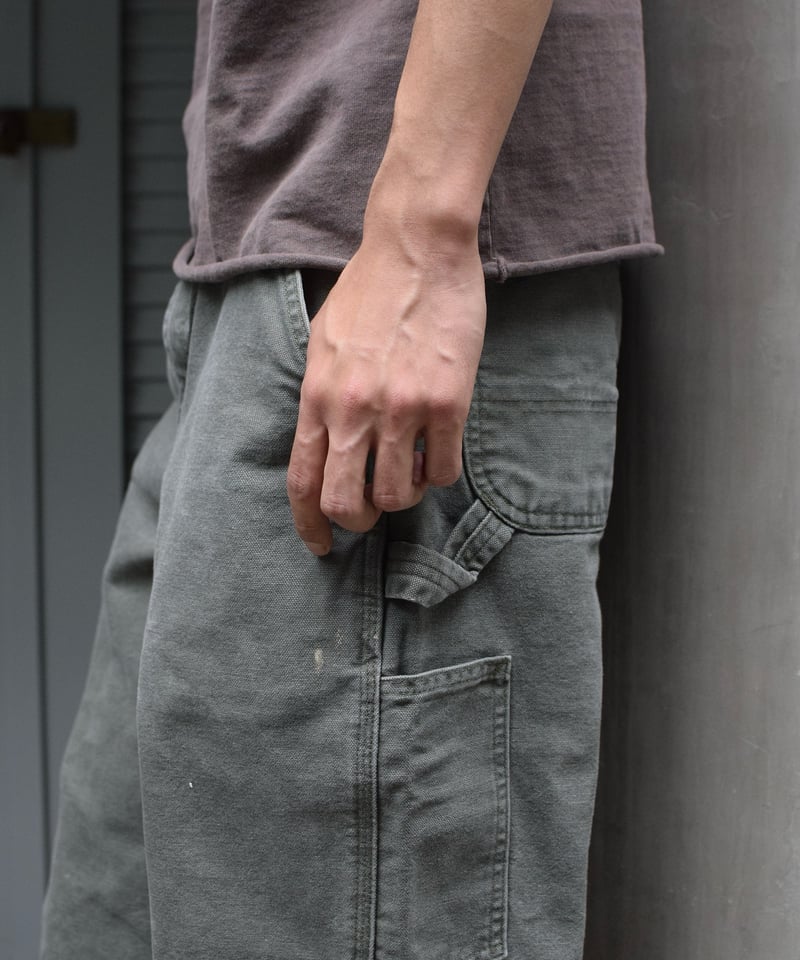 パンツ Carhartt Good Fade Duck Painter Pants Carhartt Grey Fade Duck Painter Pants Workwear Used | eBay