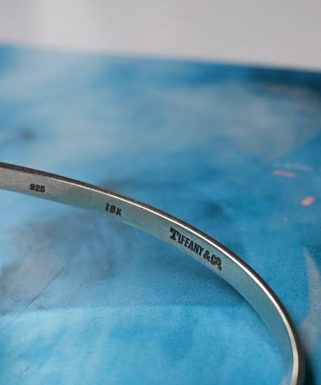 90's Tiffany Hook & Eye Bracelet 18K/Silver