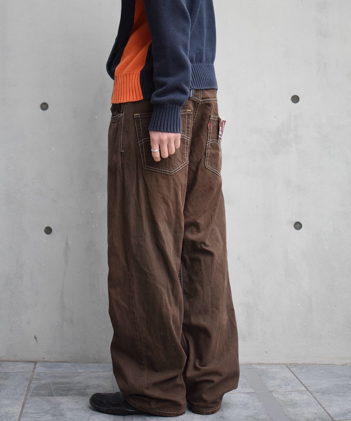 Deadstock Levi's 569 Denim Pants Reactive Dye L Deadstock Levi's 569 Denim Pants Reactive Dye L