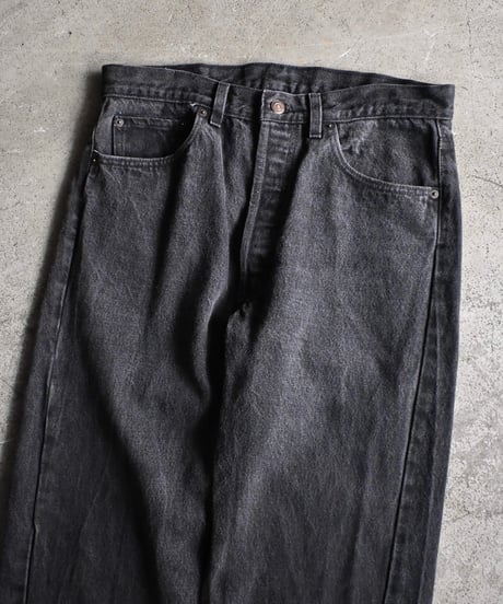90's Used Levi's 501 Denim Pants Black Made in USA -3