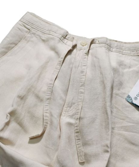 Cubavera Linen Brend Draw String Pants Silver