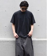 Los Angeles Apparel Garment Dye 8.5oz S/S Wide Tee Black Edge