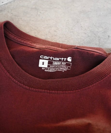 Carhartt Pocket Long Sleeve T-Shirt Sun Fade ー3